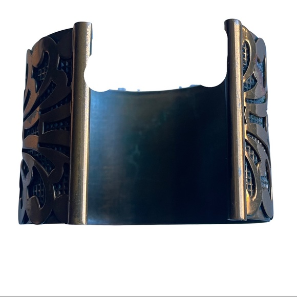 Studio cuff bracelet 1970’s copper abstract handcrafted - Picture 5 of 5